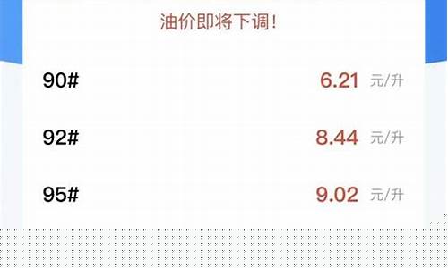 明晚油价调整信息-明天油价调价下调